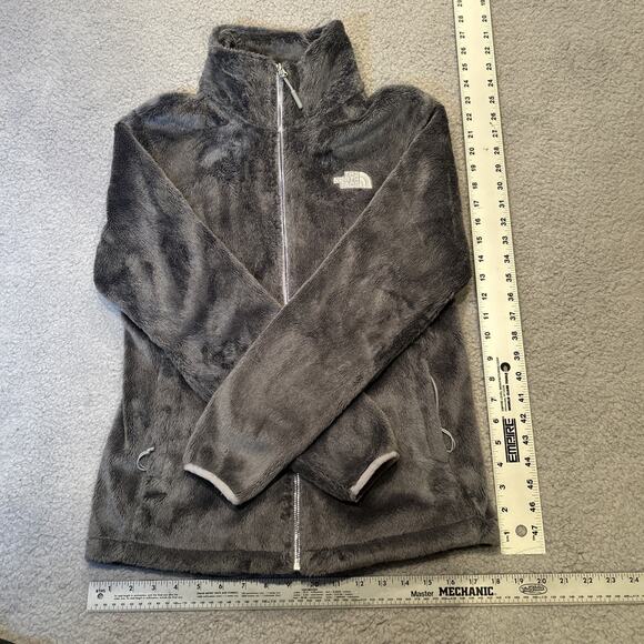 The North Face Osito Fleece Jacket Womens S Gray Full Zip Cozy Warm Layering - Picture 1 of 8